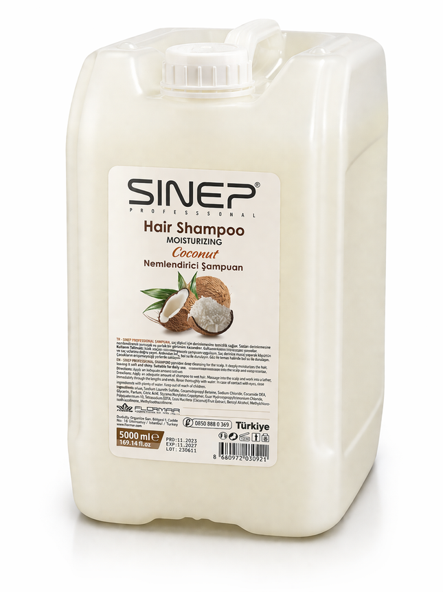 Sinep Hair Moisturizing Shampoo Coconut 5 liter