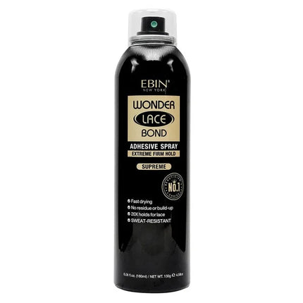 Ebin Wonder Lace Bond Spray Extrem Firm Hold Supreme 180ml - Africa Products Shop
