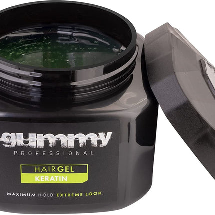 Gummy Professional Hair Gel Keratin Maximum Hold Extreme Look 500 ml - Africa Products Shop