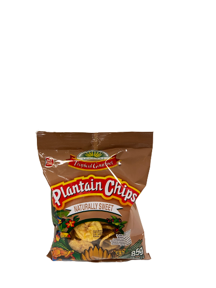 Tropical Gourmet Plantain Chips Naturally Sweet 85 g - Africa Products Shop